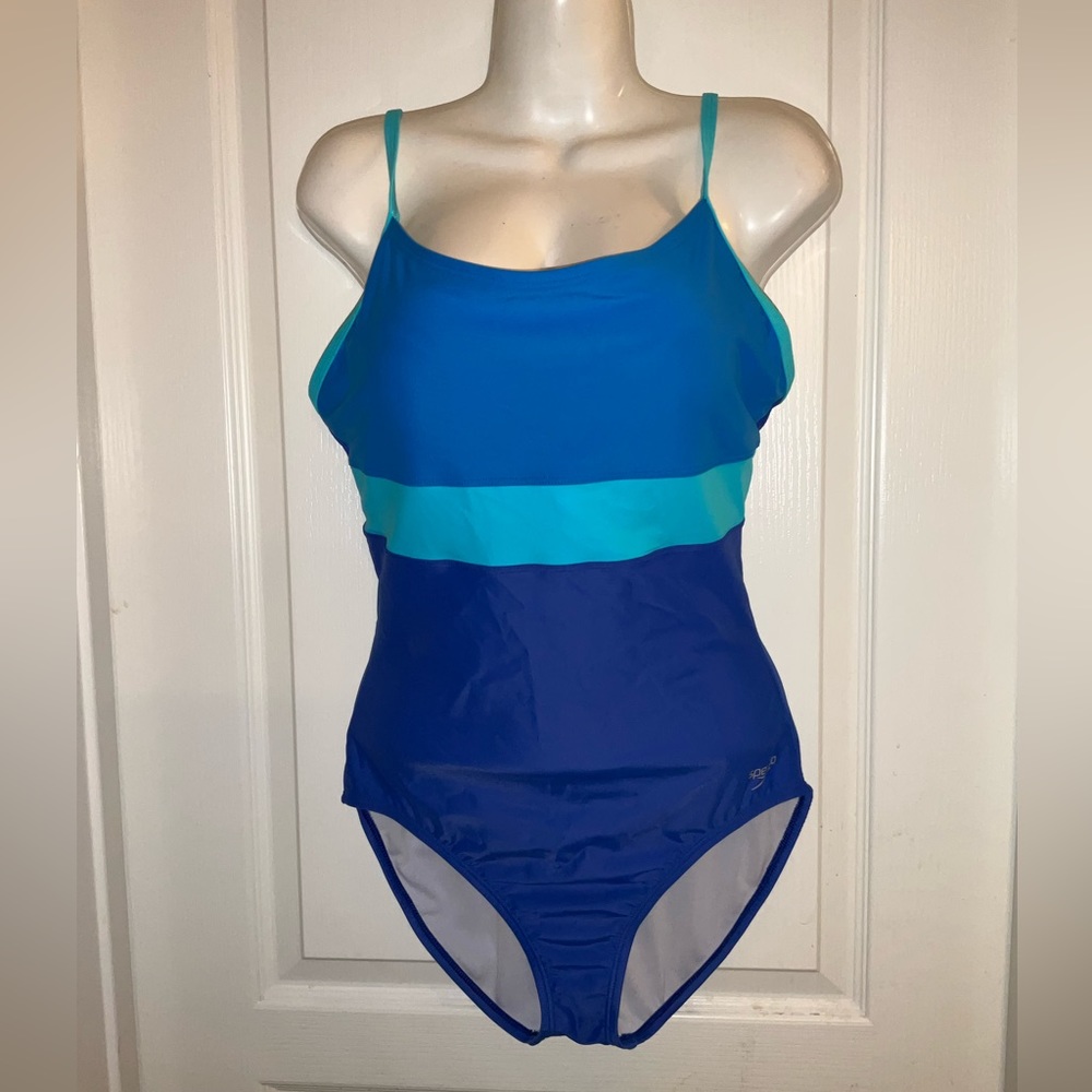 Speedo Blue 1 Piece Swimsuit